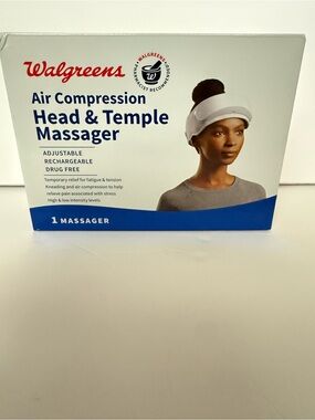 Walgreens Air Compression Head And Temple Massager, Rechargeable